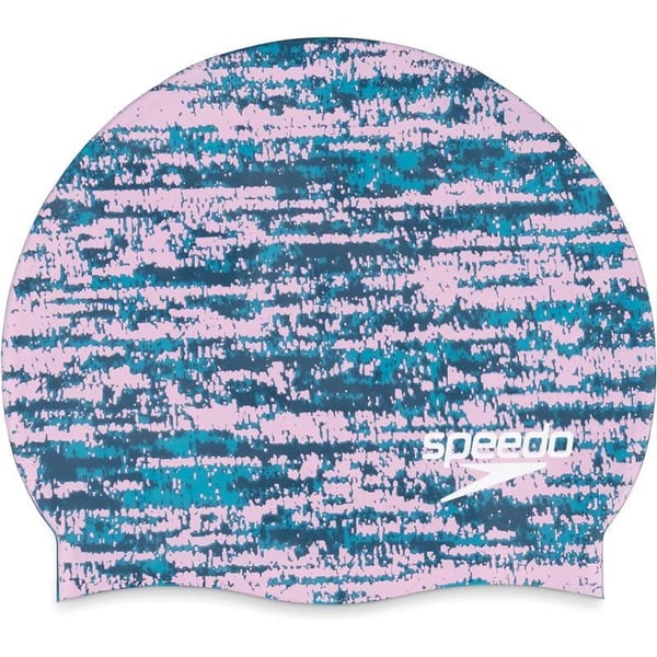 Speedo Swim Cap SiliconeElastomericRemix Enamel Blue