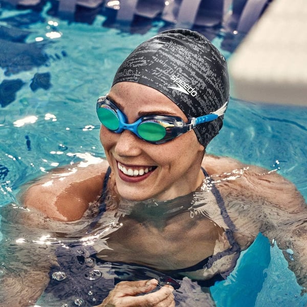 Speedo UnisexAdult Swim Goggles HydrosityMirrored BlackClear