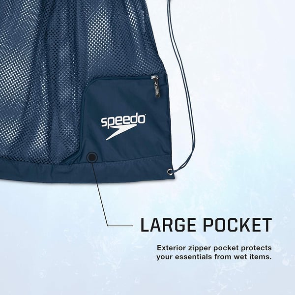 Speedo UnisexAdult Ventilator Mesh Equipment BagBlue Grotto