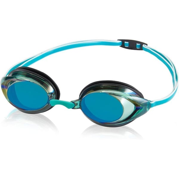 Speedo UnisexAdult Swim Goggles Mirrored Vanquisher 20BlackJadeEmerald Diamond