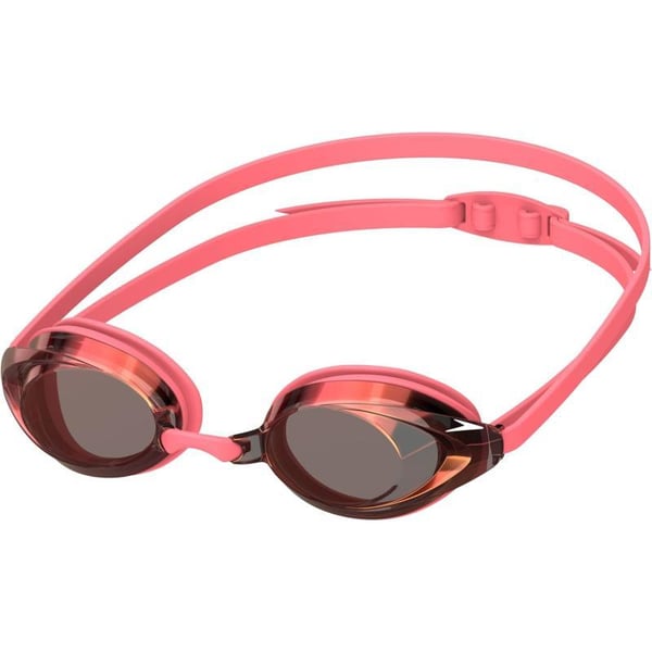 Speedo UnisexAdult Swim Goggles Mirrored Vanquisher 20Tlat Desert OrangeSteelCrimsonmirror