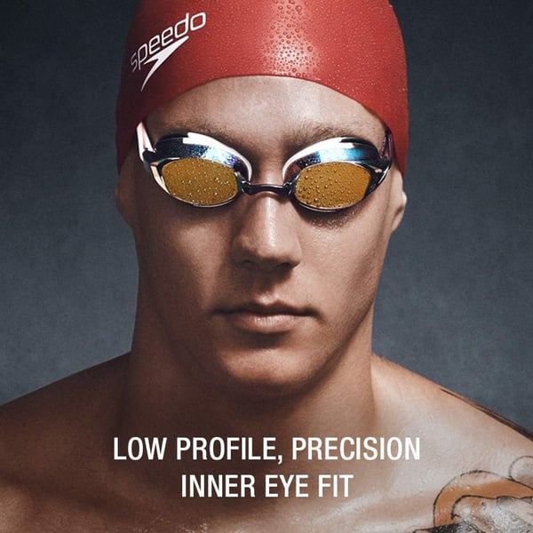 Speedo UnisexAdult Swim Goggles Vanquisher Extended ViewSpeedo UnisexAdult Swim Goggles Vanquisher Extended View