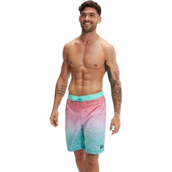 Mens Swim Trunk Knee Length Boardshort Bondi Printed20 Grand Coast