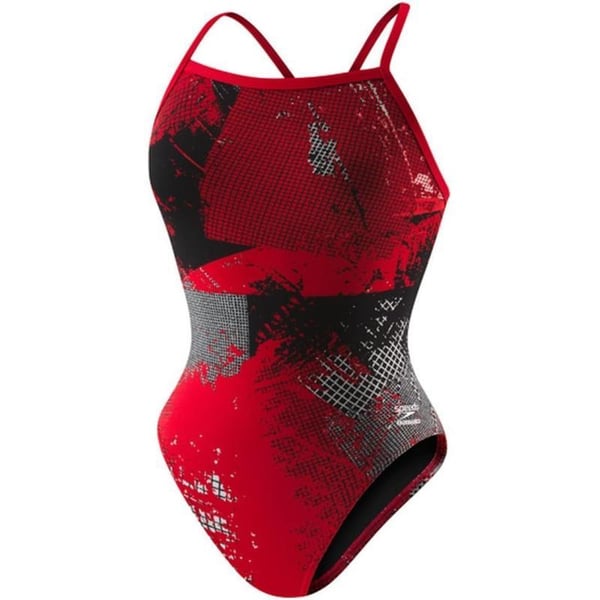 Speedo Big Girls How Its Done Fly Back SwimsuitBig Girls Red