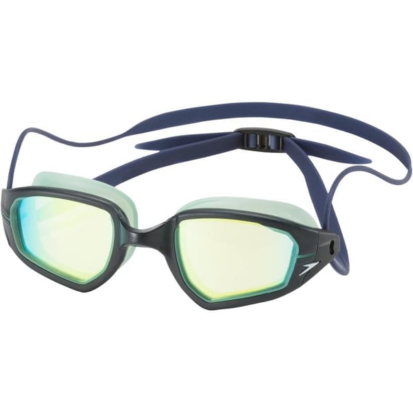 Speedo Covert Mirrored Swim GoggleMirrored NavyBlueGold