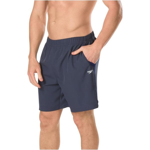 Speedo Mens Shorts Mid Length Team Warm UpSpeedo Navy