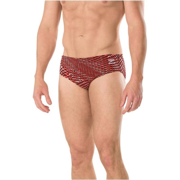 Speedo Mens Sprinter Switch Brief Endurance SwimsuitSpeedo Red