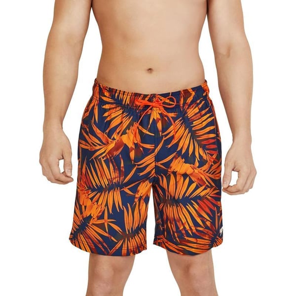 Speedo Mens Swim Trunk Mid Length SeasidePalm Spicy Orange