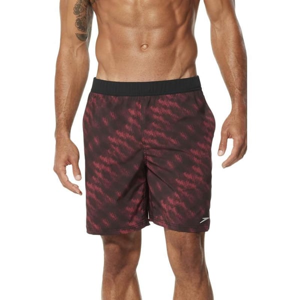 Speedo Mens Swim Trunk Short Length Fitness TrainingDeep Maroon