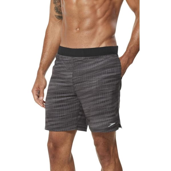 Speedo Mens Swim Trunk Short Length Fitness TrainingSmoked Pearl