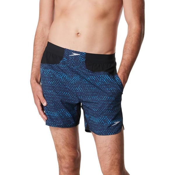 Speedo Mens Swim Trunk Short Length Fitness TrainingTraxsition Brilliant Blue