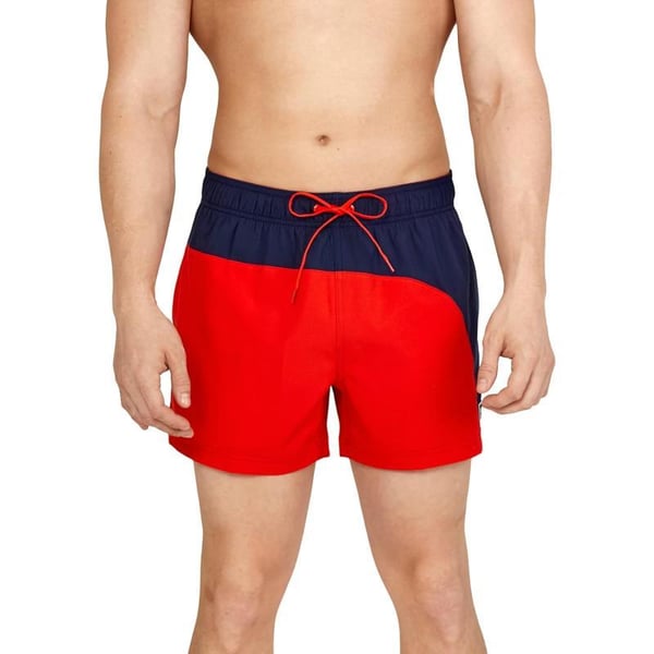 Speedo Mens Swim Trunk Short Length Redondo SolidBlock High Risk Red