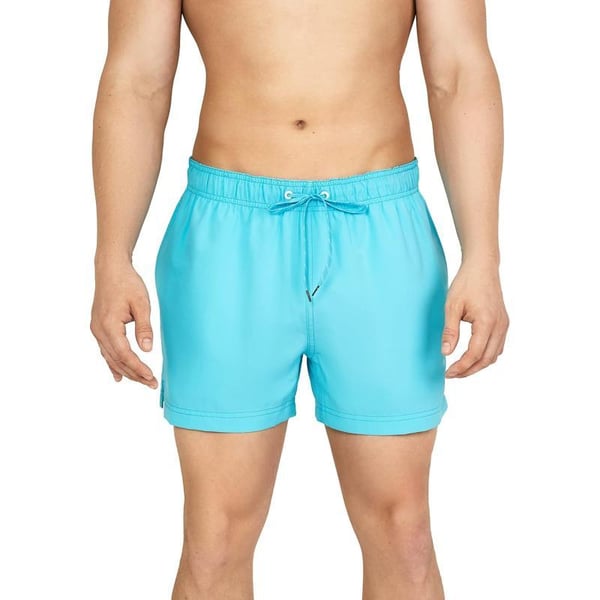 Speedo Mens Swim Trunk Short Length Redondo SolidBlue Atoll