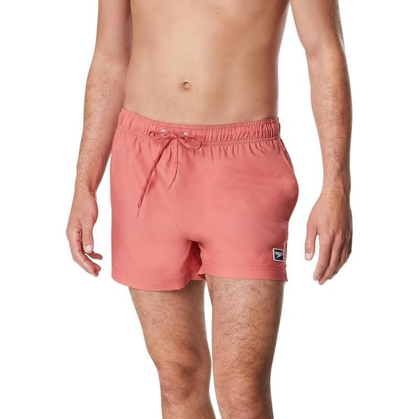 Speedo Mens Swim Trunk Short Length Redondo SolidFaded Rose