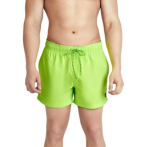 Speedo Mens Swim Trunk Short Length Redondo SolidGreen Gecko