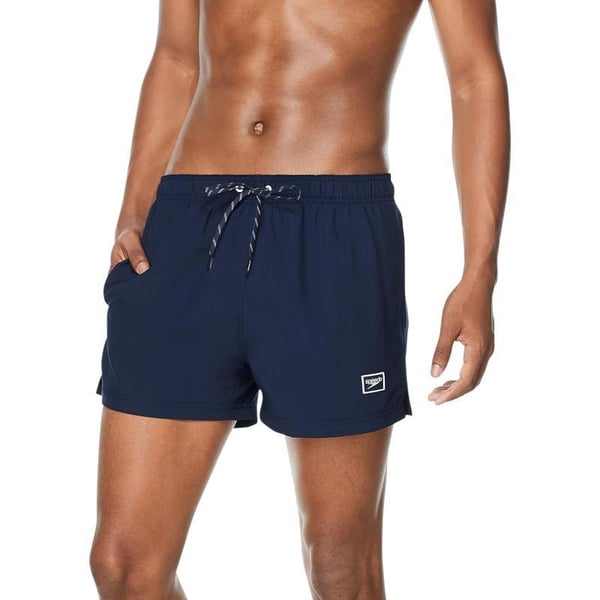 Speedo Mens Swim Trunk Short Length Redondo SolidNew Peacoat