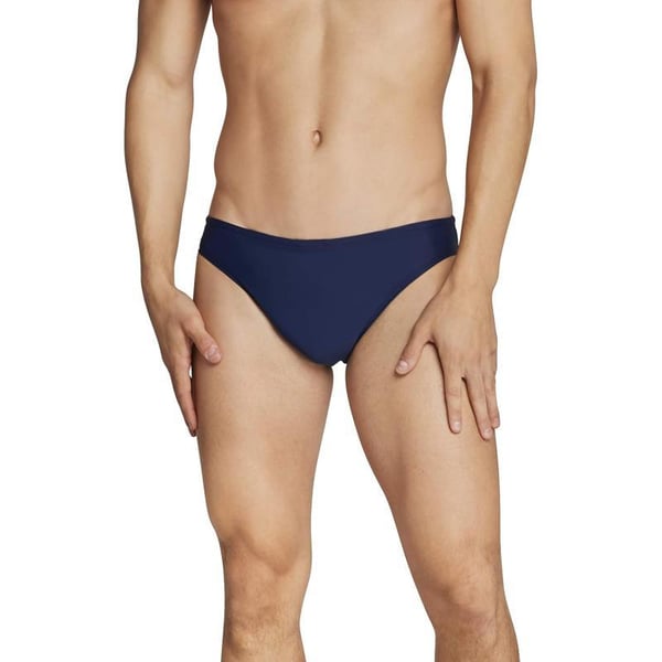 Speedo Mens Swimsuit Brief PowerFlex Eco SolarLogo Speedo Navy