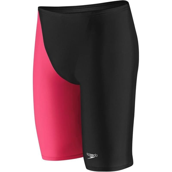 Speedo Mens Swimsuit Jammer High Waist LZR Elite 2BlackHot Coral