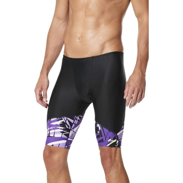 Speedo Mens Swimsuit Jammer Prolt Shattered PalmSpeedo Purple