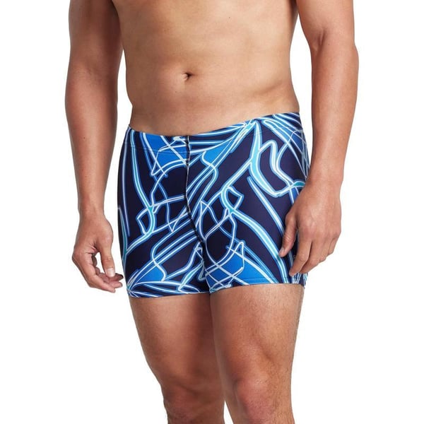 Speedo Mens Swimsuit Square Leg Eco Flex BeachstarNeo Fronds