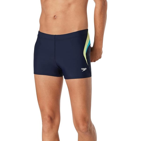 Speedo Mens Swimsuit Square Leg Eco Flex BeachstarSplice Scuba Blue