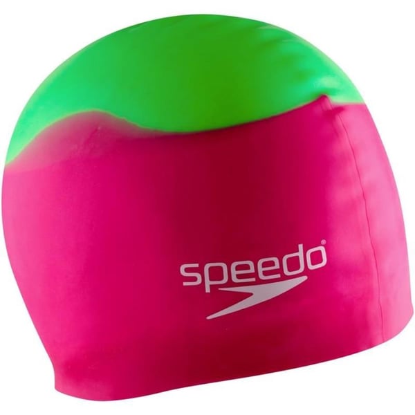 Speedo Silicone Composite Swim CapRainbow Hot