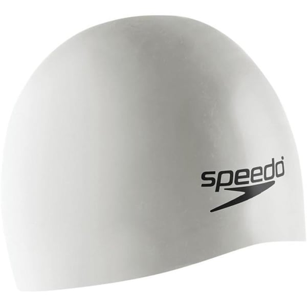 Speedo Silicone Racer Dome Swim CapWhite