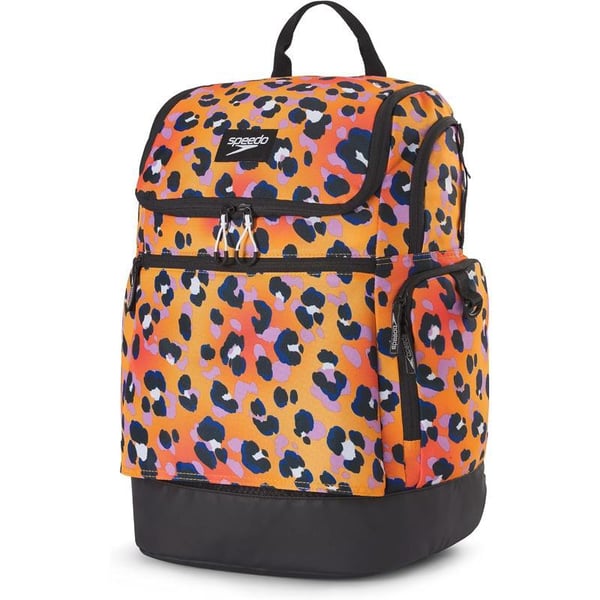 Speedo Unisex Large Teamster 20 Backpack 35Liter Rainbow PrideCheetah Orange Pop 20