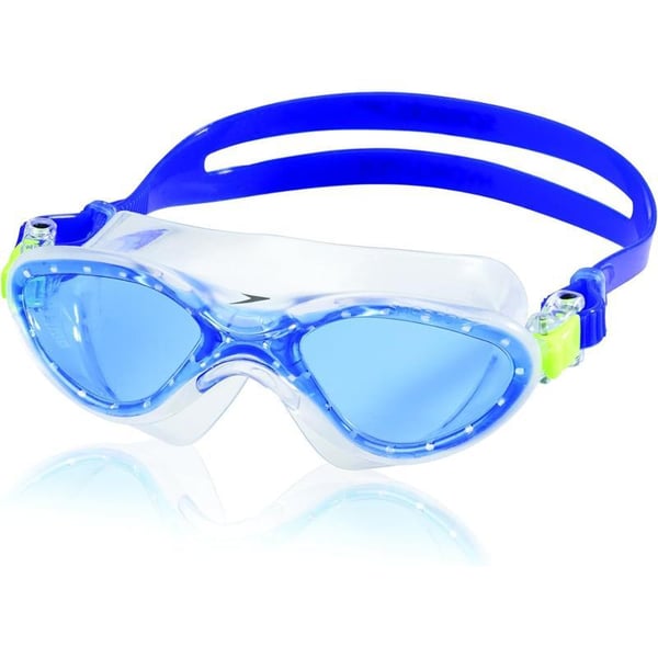 Speedo UnisexChild Swim Goggles Hydrospex Mask Ages 3  6Blue Ice