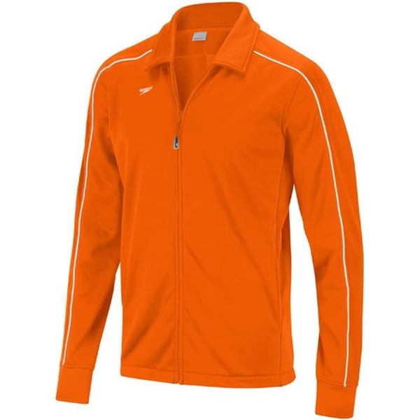 Speedo Womens Jacket Full Zip Collard Streamline Team Warm UpSpeedo Orange