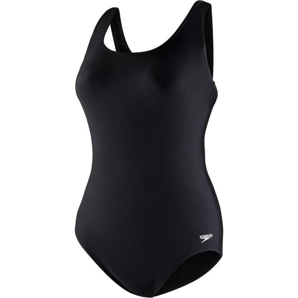 Speedo Womens Swimsuit One Piece Endurance Ultraback Solid Contemporary CutSpeedo Black