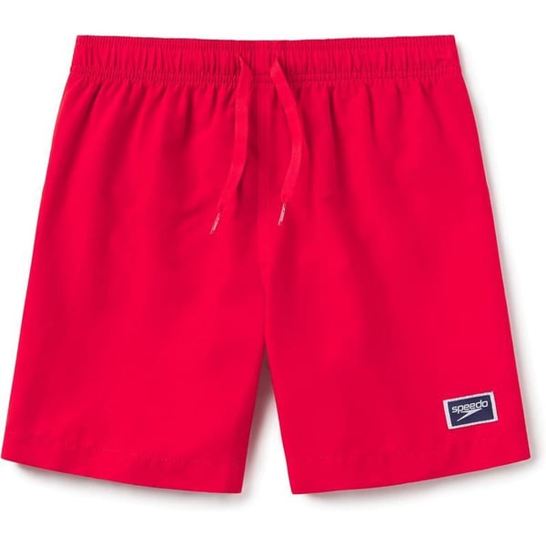 Speedo Boys Swim Trunk Mid Length Redondo Solid2023 High Risk Red