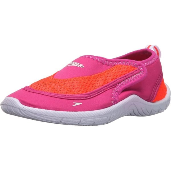 Speedo Kids Surfwalker Pro 20 Water Shoes Little KidBig KidToddler 14 Years PinkWhite