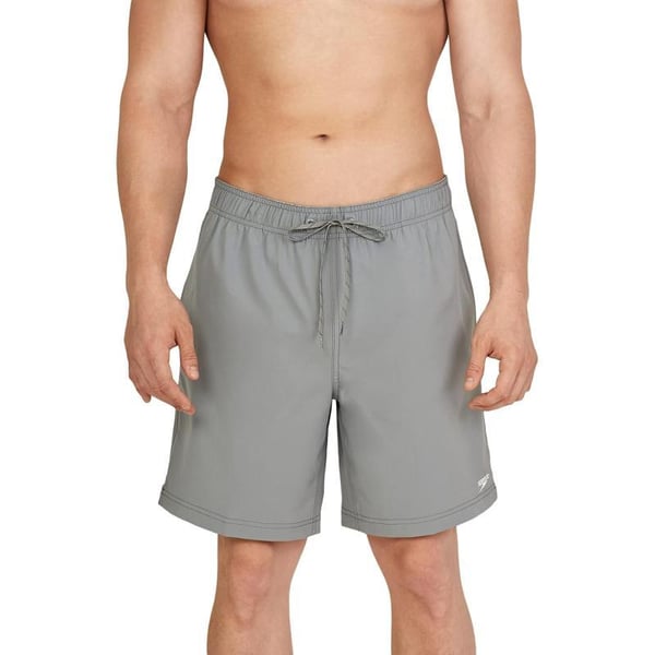 Speedo Mens Swim Trunk Mid Length Redondo SolidMonument