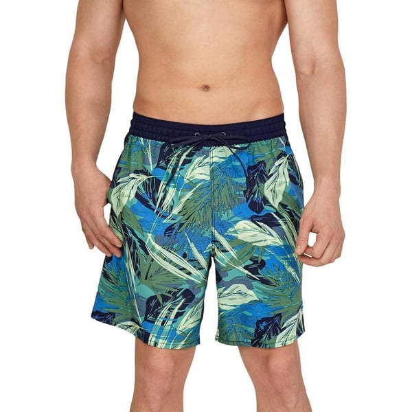 Speedo Mens Swim Trunk Mid Length SeasideCamo Douglas Fir