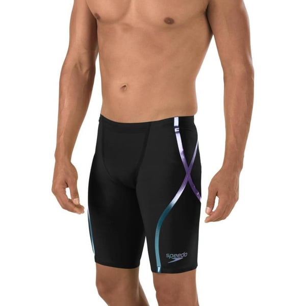 Speedo Mens Swimsuit Jammer High Waist LZR Racer XBlackBlue