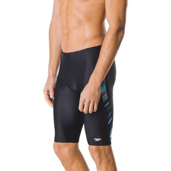 Speedo Mens Swimsuit Jammer Powerflex Eco Reigning LightSpeedo Blue