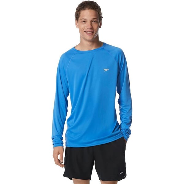 Speedo Mens Uv Swim Shirt Easy Long Sleeve Regular FitPalace Blue