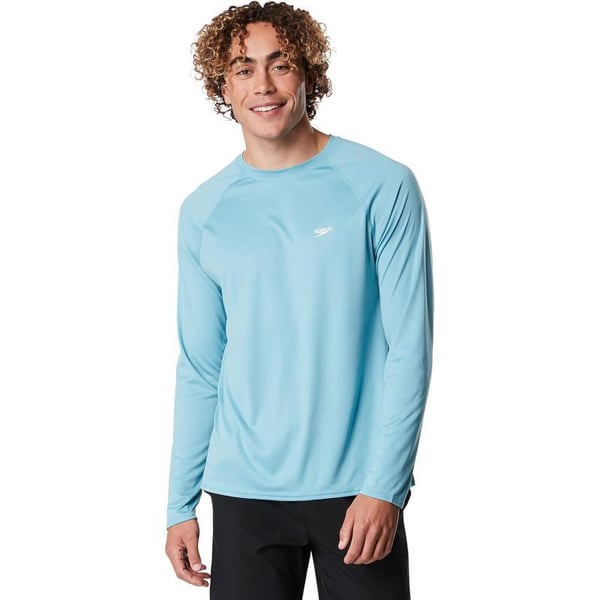 Speedo Mens Uv Swim Shirt Easy Long Sleeve Regular FitTurkish Sea