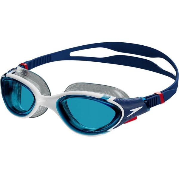 Speedo UnisexAdult Swim Goggle Biofuse 20Ammonite BlueWhiteRedBlue