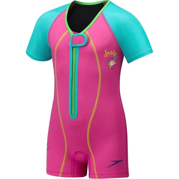 Speedo Kids Begin to Swim UV Thermal Swimsuit UPF 50Berry