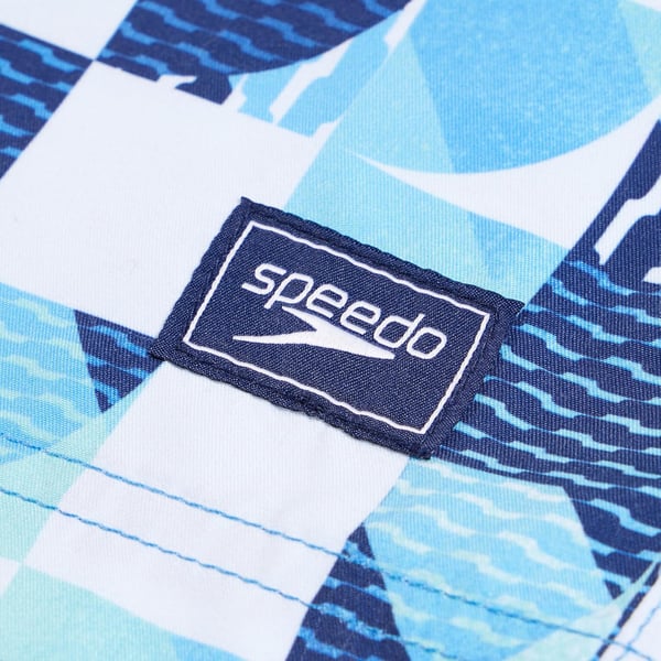 Speedo Boys Swim Trunk Knee Length Boardshort EBoard PrintedArctic Glass