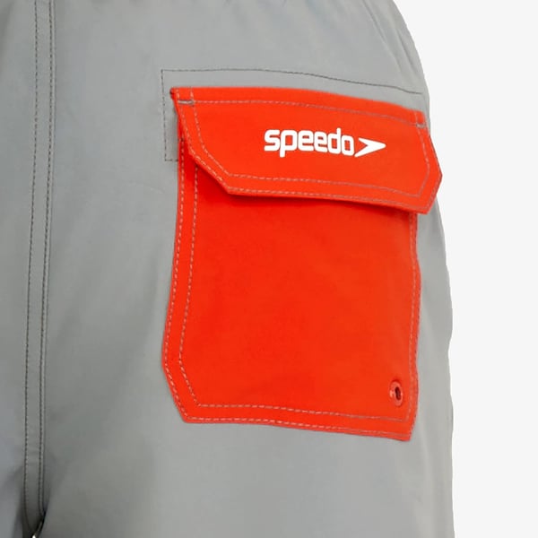 imageSpeedo Mens Swim Trunk Mid Length Redondo SolidBoom Spicy Orange