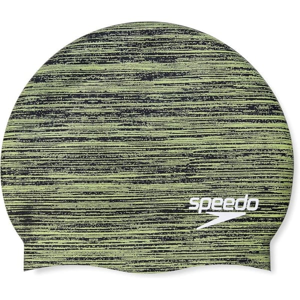 imageSpeedo UnisexAdult Swim Cap Silicone ElastomericRemix Lime Punch