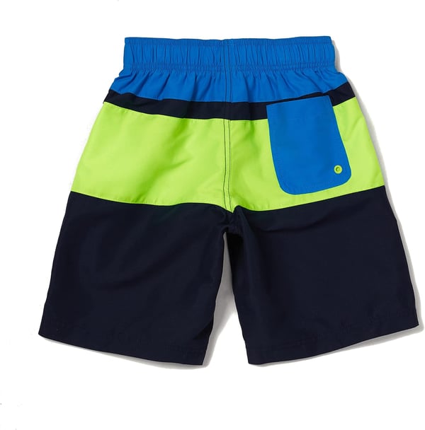 Speedo Boys Swim Trunk Knee Length Blocked VolleyElectric Blue Lemonade