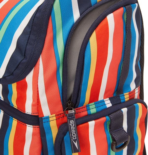 imageSpeedo Unisex Large Teamster 20 Backpack 35Liter  Speedo BlackStripe Multi 20