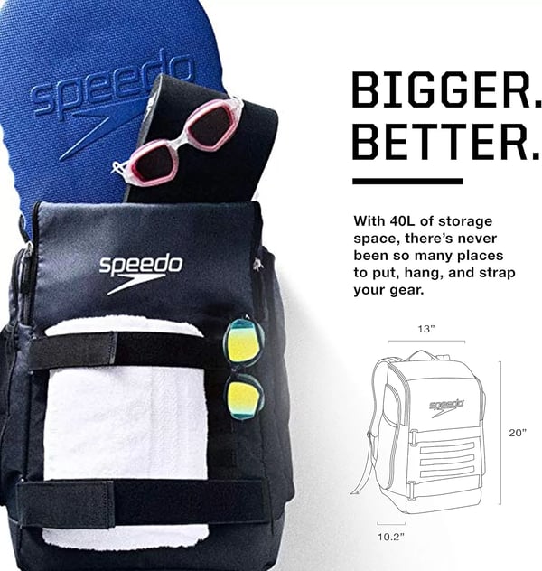 imageSpeedo UnisexAdult Teamster Pro Backpack 40Liter