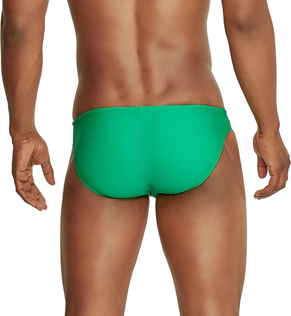 Speedo Mens Swimsuit Brief PowerFlex Eco SolarBright Green