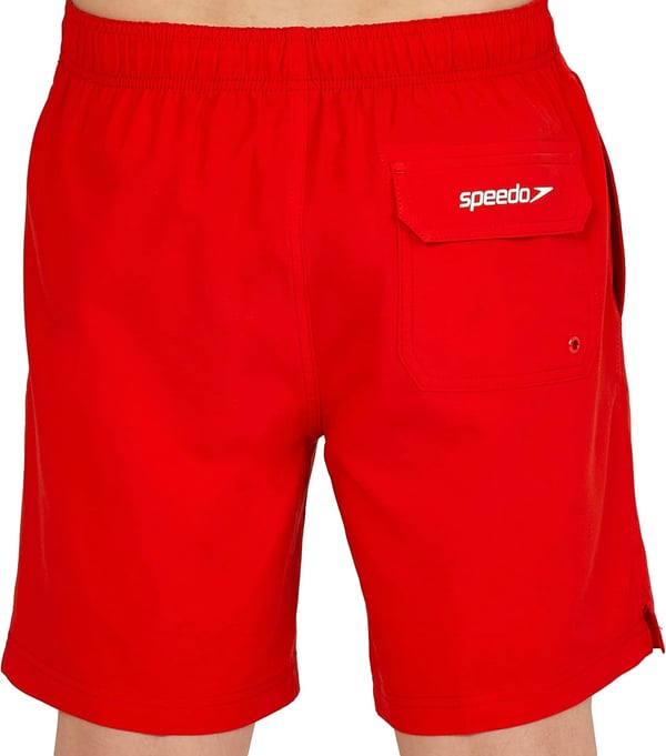 imageSpeedo Mens Swim Trunk Mid Length Redondo Solid2022 Speedo Red