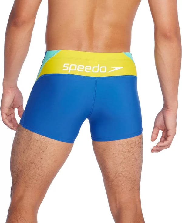 imageSpeedo Mens Swimsuit Square Leg Eco Flex BeachstarBitter Lime